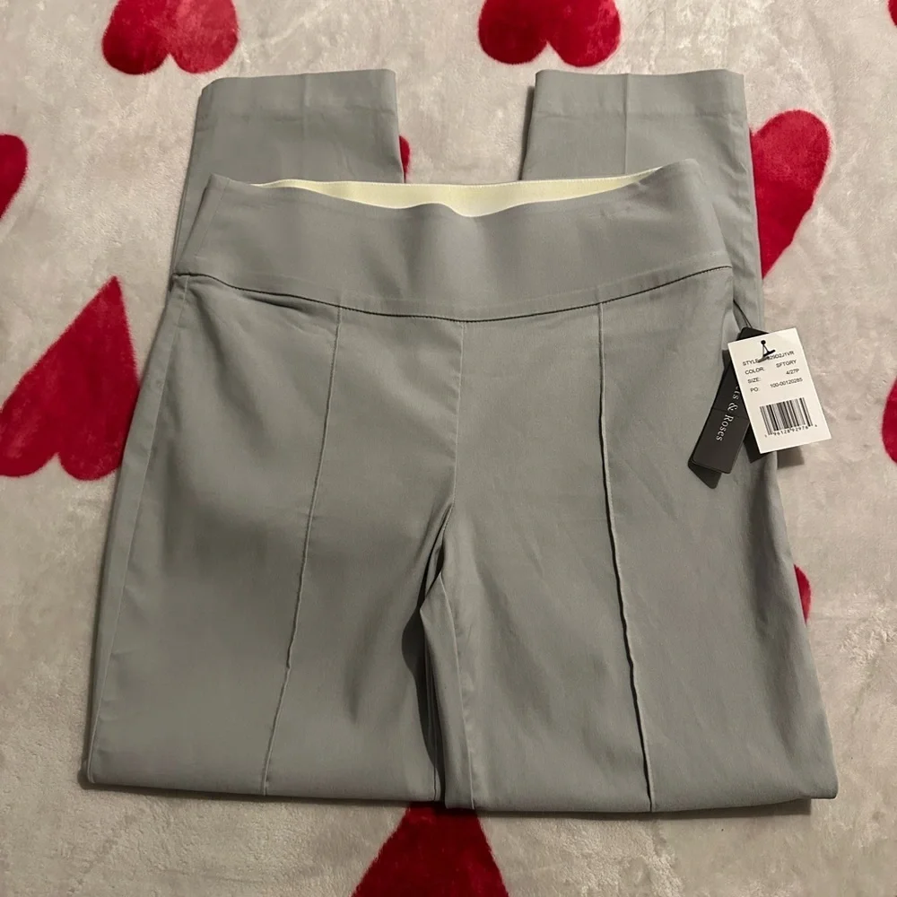 *NWT Violets & Roses Melisa High Rise Straight Pull On Pant - Picture 7 of 14